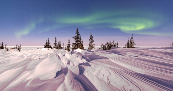 FINLANDIA: ZORZA POLARNA U ŚWIĘTEGO MIKOŁAJA