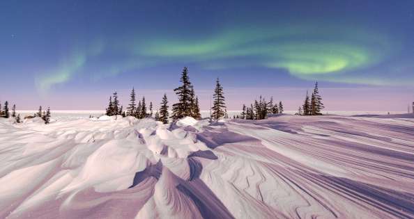FINLANDIA: ZORZA POLARNA U ŚWIĘTEGO MIKOŁAJA
